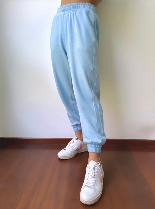 The Relaxed Jogger in Winter Blue